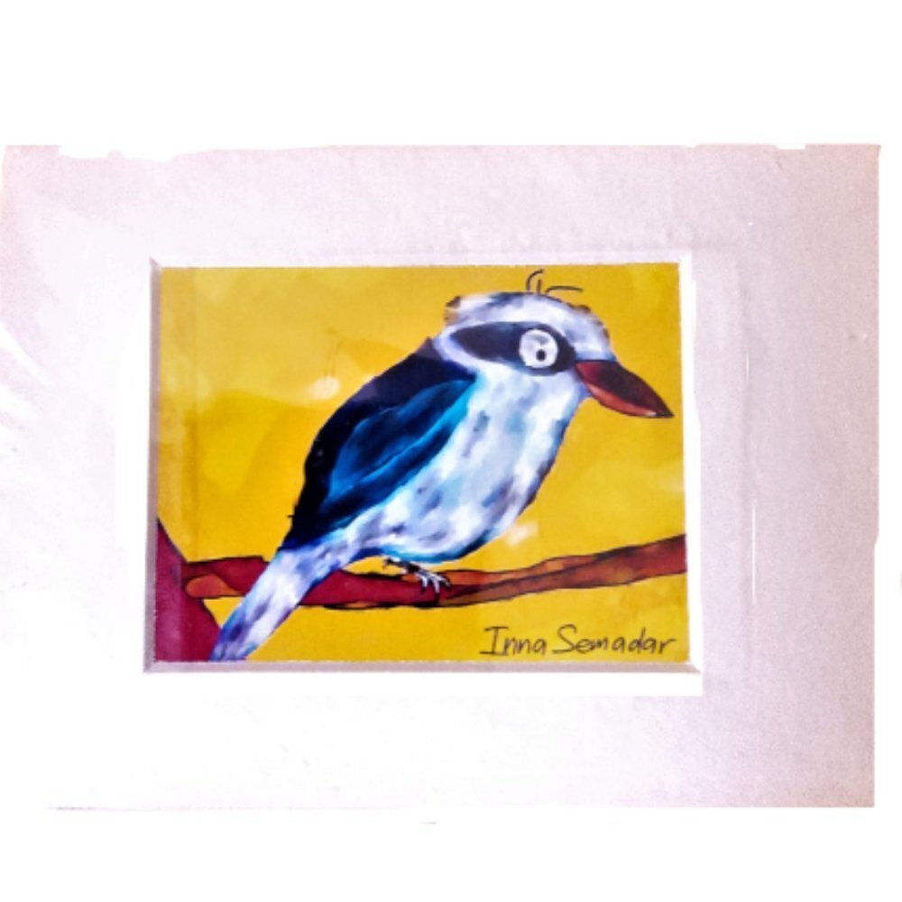 2/$30 Cute original bird Australian Kookaburra art print
